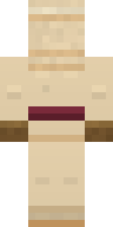 Desert Oracle Minecraft skin, back view