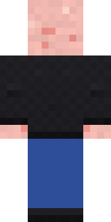 Downtown Pig Minecraft skin, back view