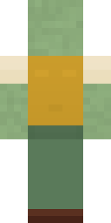 Dungeon Accountant Minecraft skin, back view