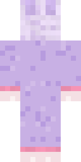 Easter Bunny Costume Minecraft skin, back view