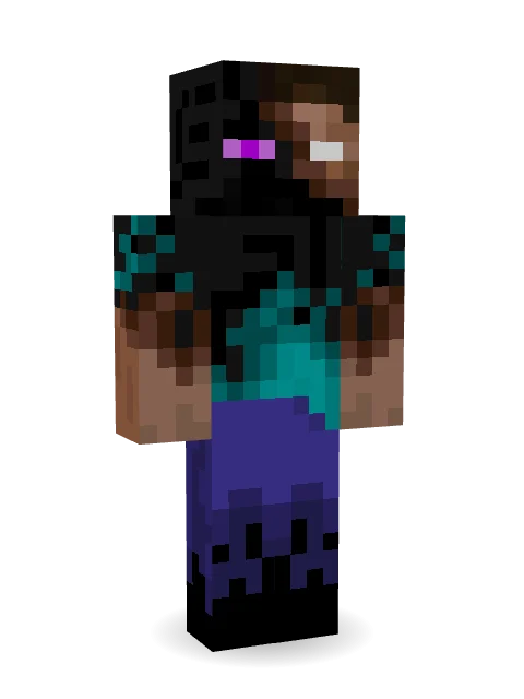 Enderbrine Minecraft skin in 3D