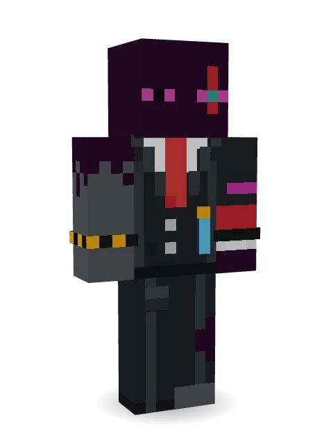 Enderdude Minecraft skin in 3D