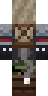 Error Minecraft skin, back view