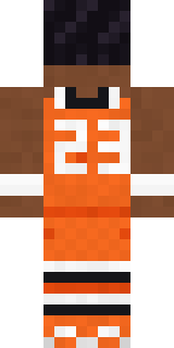 Fast Break Baller Minecraft skin, back view