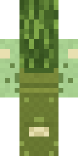 Fern Forest Sprite Minecraft skin, back view