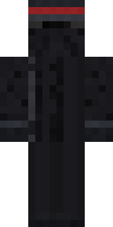 Formal Vampire Minecraft skin, back view