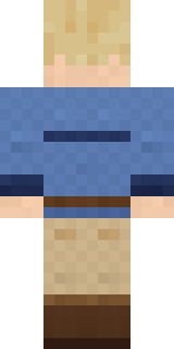 Fossil Museum Curator Minecraft skin, back view