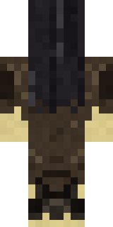 Frankenstein’s Creature Minecraft skin, back view