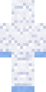 Frost Yeti Minecraft skin, back view