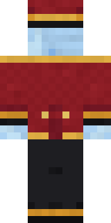 Ghost Concierge Minecraft skin, back view