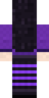 Gothic Librarian Minecraft skin, back view