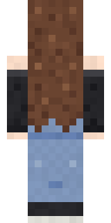 Grunge Girl Minecraft skin, back view