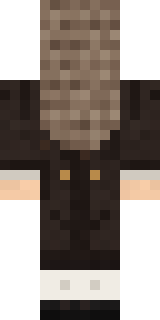Isaac Newton Minecraft skin, back view
