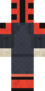 Ladybug Mechanic Minecraft skin, back view