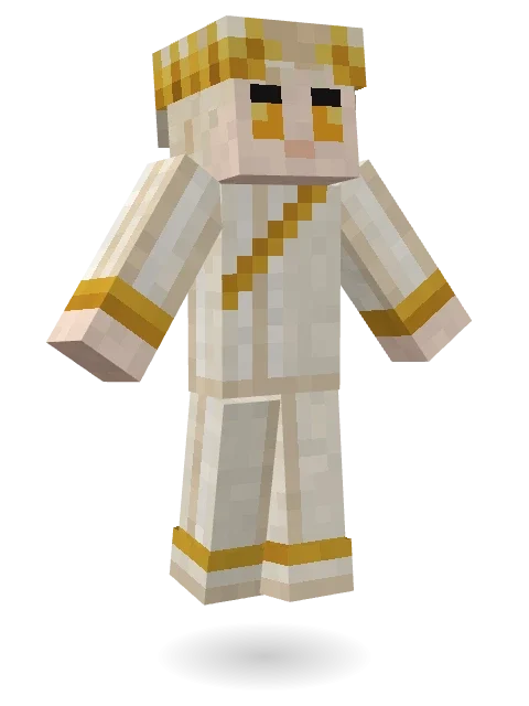 Laurel Angel Minecraft skin in 3D
