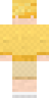 Lemon Cream Minecraft skin, back view