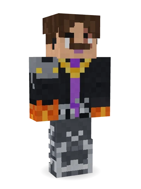 leo Minecraft skin in 3D