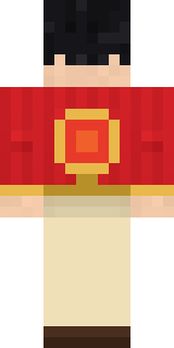 Lunar New Year Celebrant Minecraft skin, back view