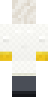 Mad Scientist Minecraft skin, back view