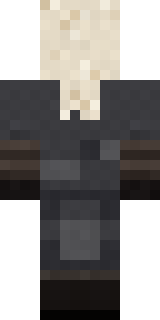 Masked Night Prowler Minecraft skin, back view