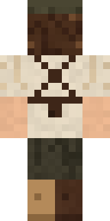 Medieval Cobbler Minecraft skin, back view
