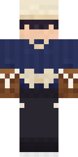 Midnight Baker Minecraft skin, back view