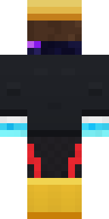 miner in a suit and tie Minecraft skin, back view