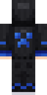 Modern Hoodie Minecraft skin, back view