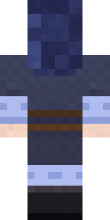 Moon Elf Ranger Minecraft skin, back view