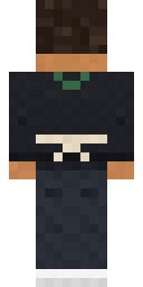 Morning Barista Minecraft skin, back view