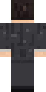 Nikola Tesla Minecraft skin, back view