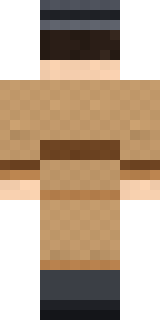 Noir Detective Minecraft skin, back view
