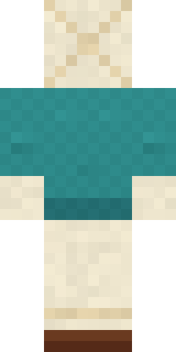 Origami Messenger Minecraft skin, back view