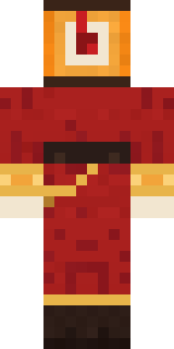 Paper Lantern Spirit Minecraft skin, back view