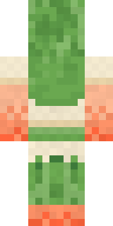 Peach Orchard Spirit Minecraft skin, back view