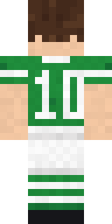 Pitch Playmaker Minecraft skin, back view