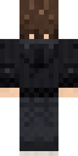 Quiet Kid Minecraft skin, back view