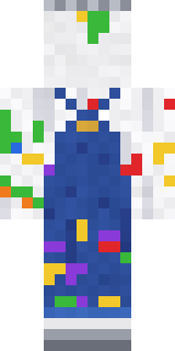 Rainbow Paint Can Minecraft skin, back view