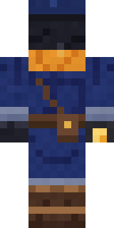 Raven Lamplighter Minecraft skin, back view