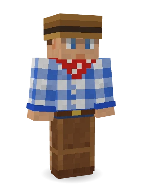 Rodeo Star Minecraft skin in 3D