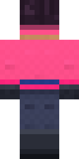 Rose Mechanic Minecraft skin, back view