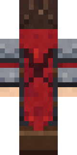 Scarlet Sellsword Minecraft skin, back view