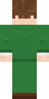 Shamrock Suit Minecraft skin, back view