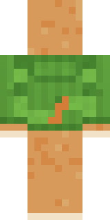 Shocked Dog Minecraft skin, back view