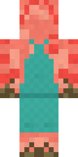 Shrimp Mechanic Minecraft skin, back view