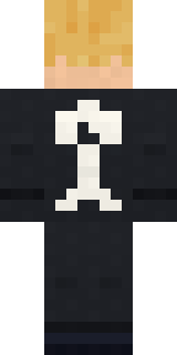 Skeleton Costume Minecraft skin, back view