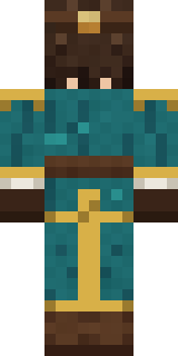 Sky Pirate Minecraft skin, back view