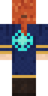 Skyship Navigator Minecraft skin, back view