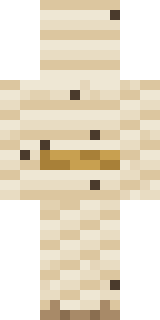 Sleepy Mummy Minecraft skin, back view