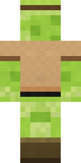 Slime Park Ranger Minecraft skin, back view